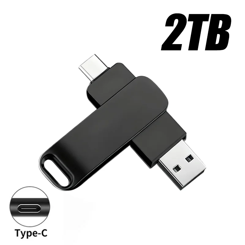 Ultra-Speed Metal Flash Drive - 64TB USB 3.2 Waterproof Type-C Pen Drive