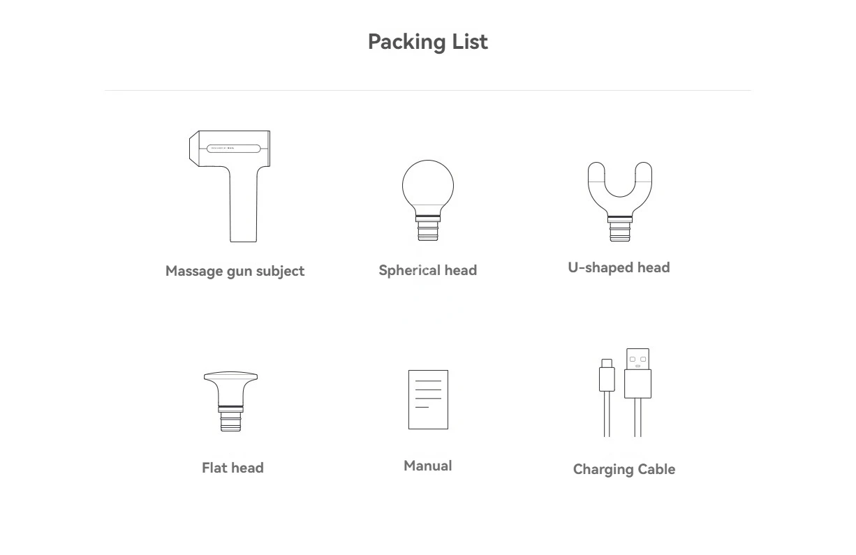 Xiaomi Mijia Fascia Gun 3 Muscle Massage Gun description image 13