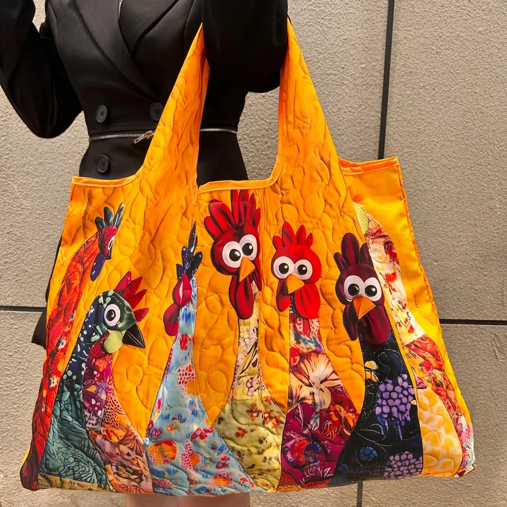 Eco-Friendly Large Foldable Nylon Tote - Versatile Reusable Shopping and Travel Bag