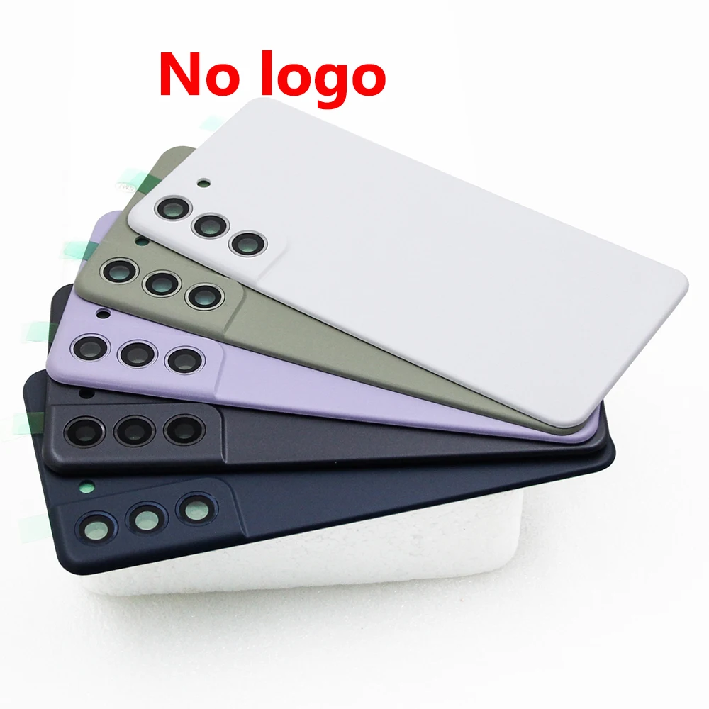 삼성 S21 FE 5G G990 G990B G990U 배터리 커버 후면 도어 하우징 패널 케이스 카메라 렌즈 부품 S21FE 배터리 커버 새 제품