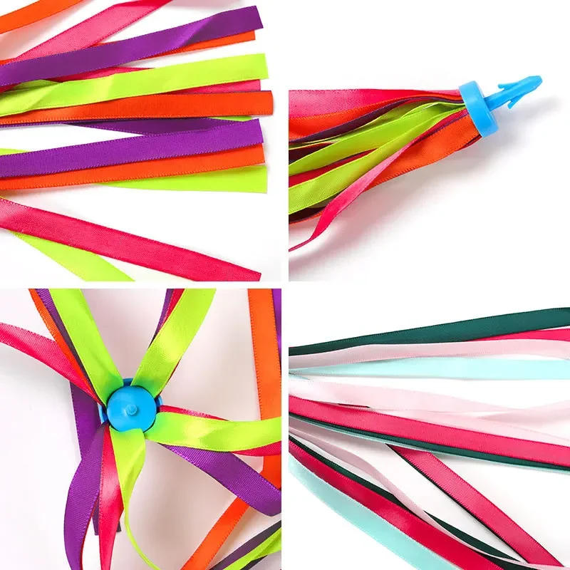 2PCS Bicycle Tricycle Handlebar Scooter Parts Tassels Streamers Tassel Bike Decoration for Kids Girls Boys Cycling Accessories