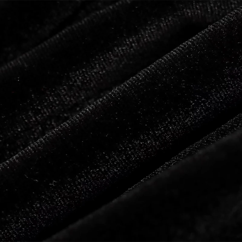Sexy Off Shoulder Velvet Spliced Tube Top Women Black Backless Strapless Ruched A-line Tank Female 2025 Fashion Lady Party Gown