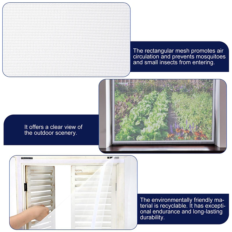 Anti-mosquito Self-adhesive Window Screen