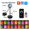Rotatable Spotlight Sunset Projector Lamp LED Night Light RGB Tuya Smart Life App Remote Control Mood Light Party Photography 4