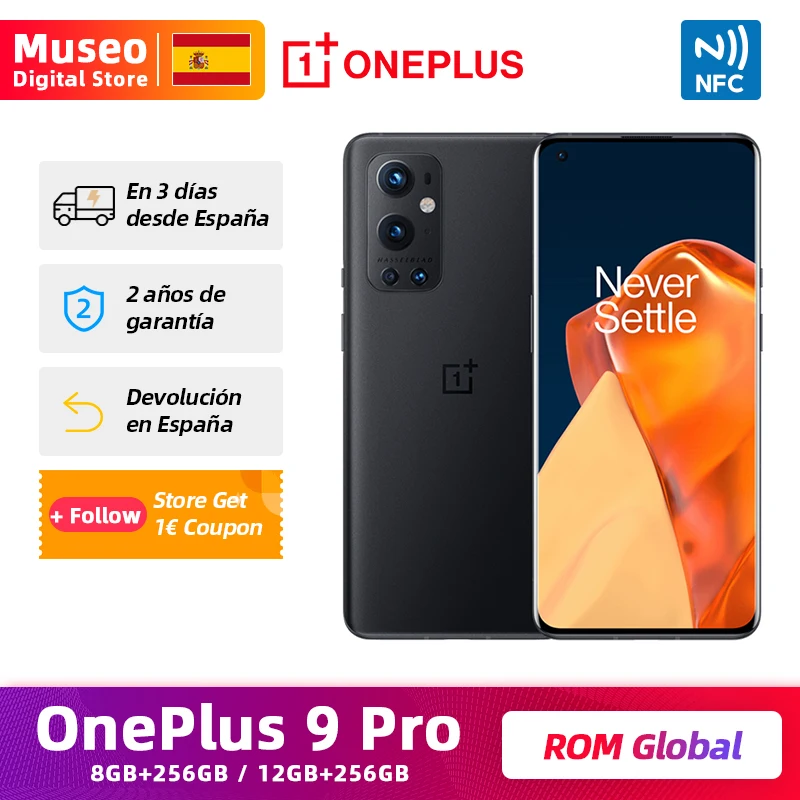 OnePlus 9 Pro, ROM global con Oxygen OS,...