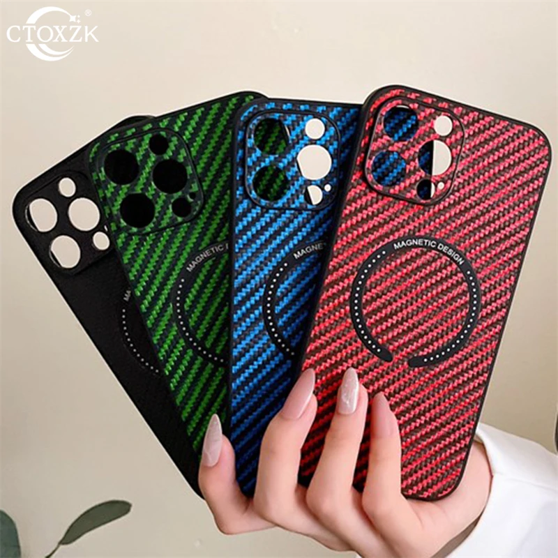 Luxury For Magsafe Wireless Charging Lens Protection Leather