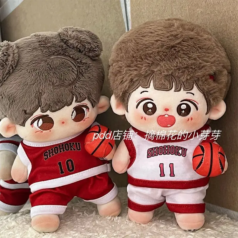 1 Set 20cm Doll Clothes Sports T-shirt Mini Shorts Suit with Basketball For Idol Dolls Outfit Toys Accessories 4