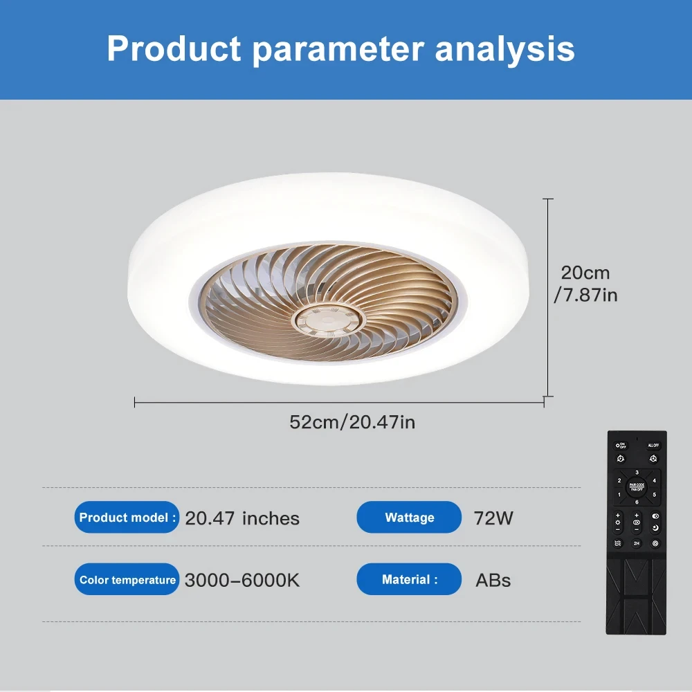 Smart Ceiling Fan Light 3