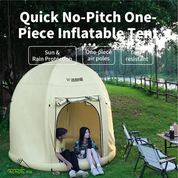 원터치 야외 캠핑 방수 에어 텐트, 쉘터 초경량 자동 접이식 텐트, 4 5 인용