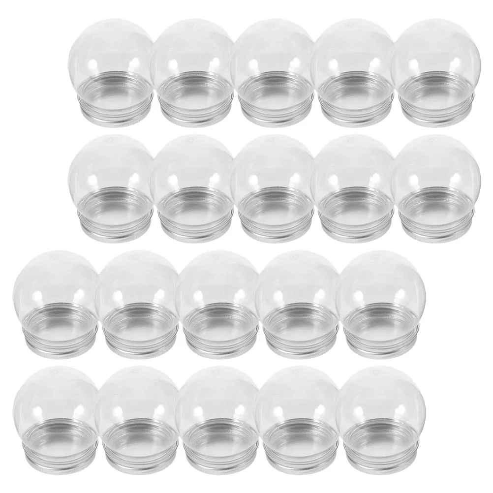 

Create Your Own Snow Globe Transparent Water Kit Clear Plastic Fillable Ball