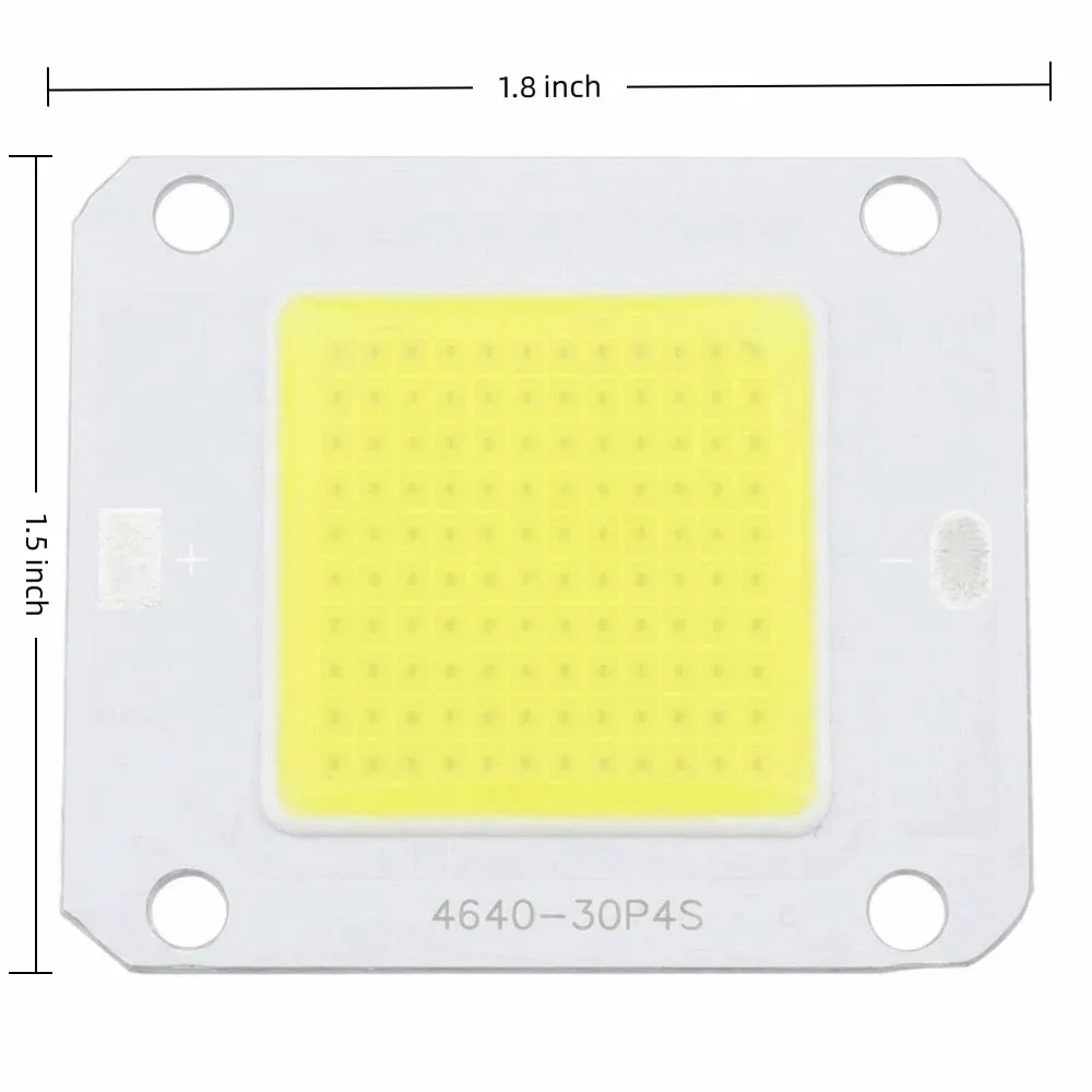 2PCS 12V LED 광원 50W 6000-6500K 통합 광원 통합 COB 3000-3200K 프로젝션 광원 투광등