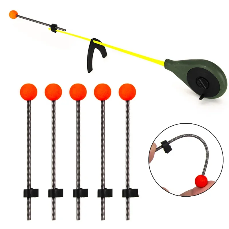 Ice Fishing Rod Tips Kit - 14CM Winter Fishing Pole Extensions With Multiple Replacements