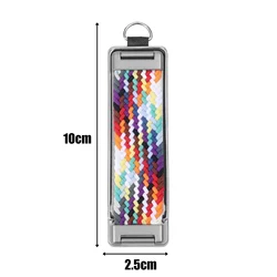 Universal Collapsible Phone Ring Holder with Lanyard (Colorful A)