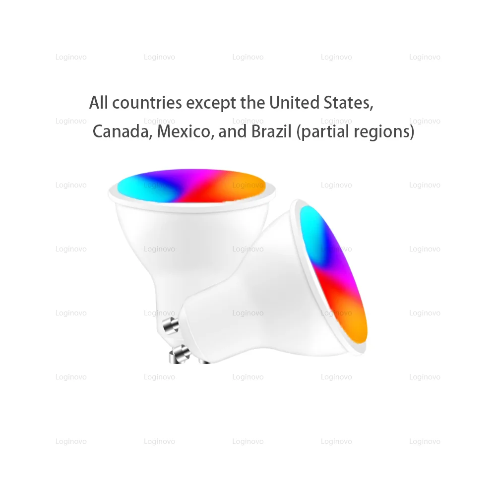 2PACK Tuya Akıllı GU10 LED Ampul Wifi Bluetooth LED 220V Spot Akıllı Lamba Aydınlatma Akıllı Yaşam APP Alexa Google Home ile Çalışır