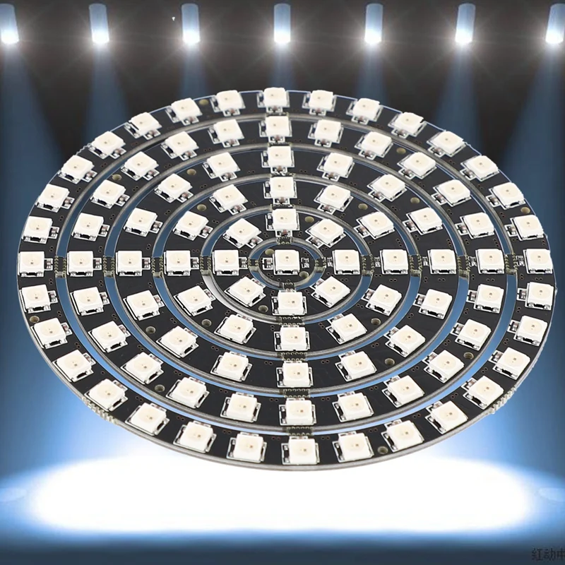 WS2812 SK6812 LED 링 5050 DC5V DIY LED 링 내장 RGB 주소 지정 가능 LED 링