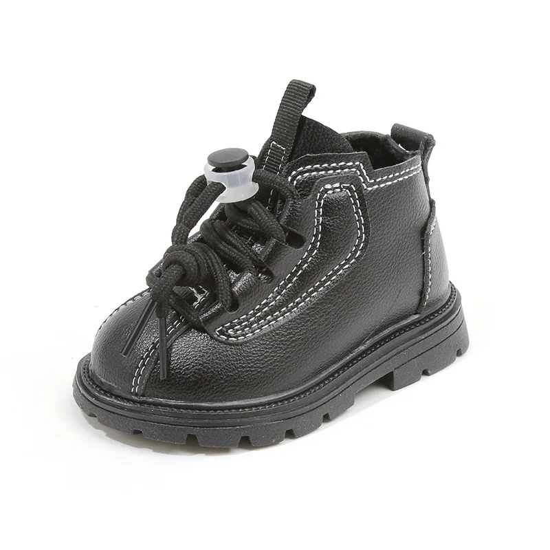 Neu Kinder Leder Jungen Schuhe Mode Baby Knöchel Schnee Stiefel Sport Turnschuhe Winter Schuh für Mädchen_voghion.com