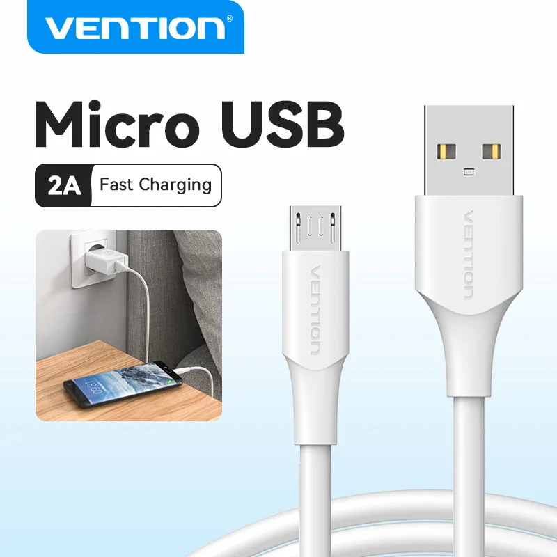 High-Speed USB 2.0 to Micro-B Fast Charging Data Cable
