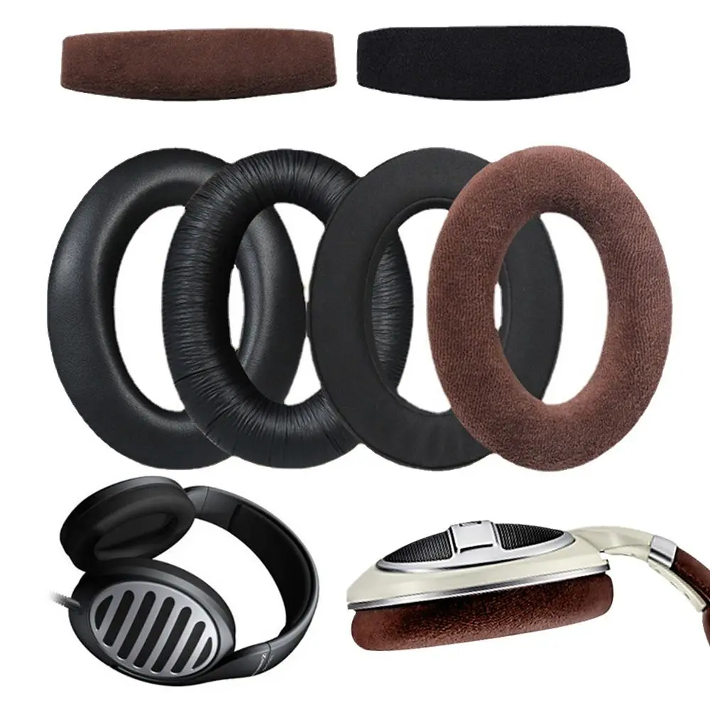 

Cover Sponge Earphone Earmuff Foam Earpads Replacement Earpads Ear Pads For Sennheiser HD418 Leather Earphone Case