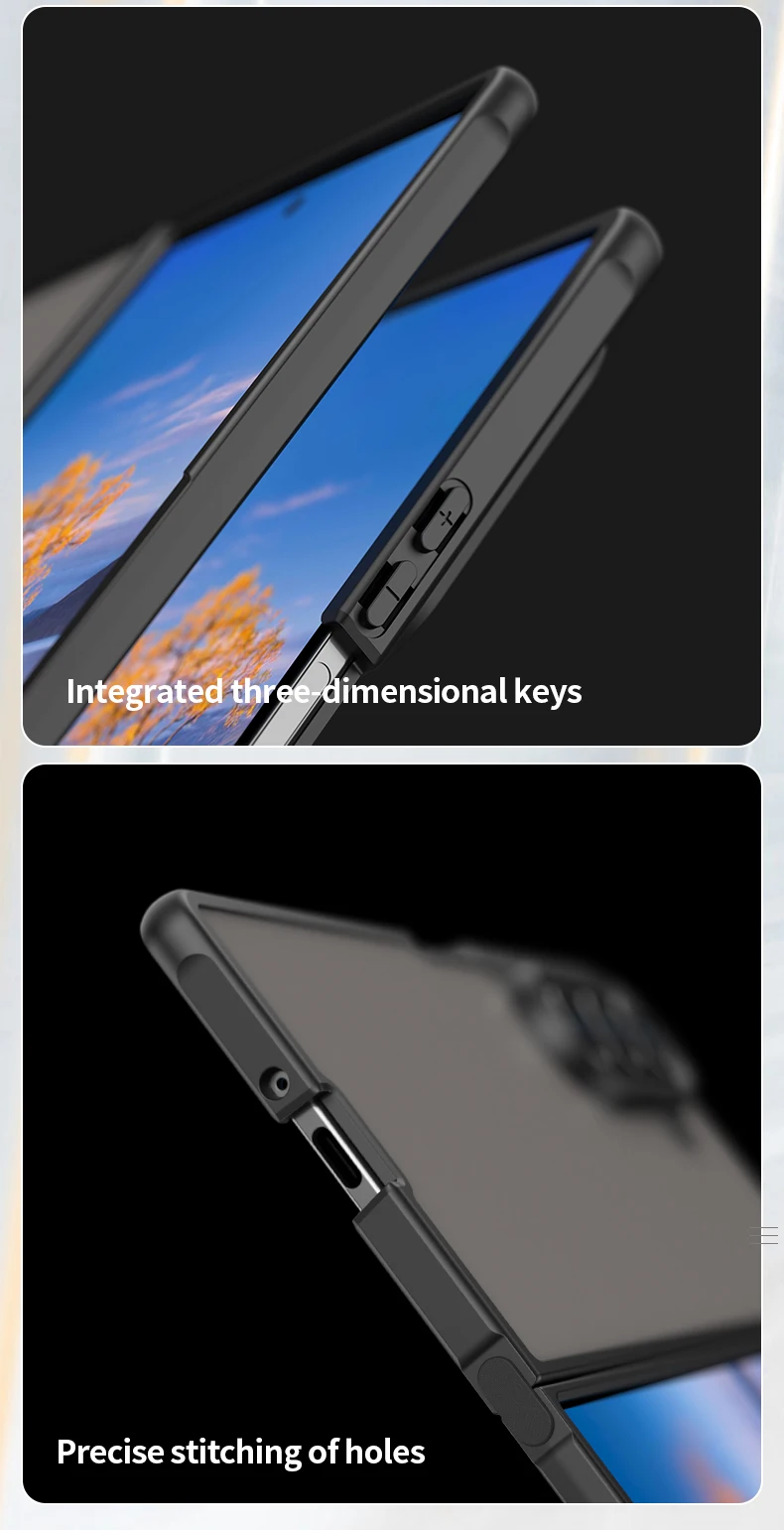 Z Fold7 Cases Luxury Slim Matte Magsafe Case Border Colorful Protective Case For Samsung Galaxy Z Fold7 Anti-Drop 4 Corners/Busi
