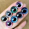 20pcs/lot 3D Plastic Safety Eyes For Toys Crochet Glitter Amigurumi Animals Stuffed Crafts Plush Doll Eyes Diy 14/16/18/20/25mm 1