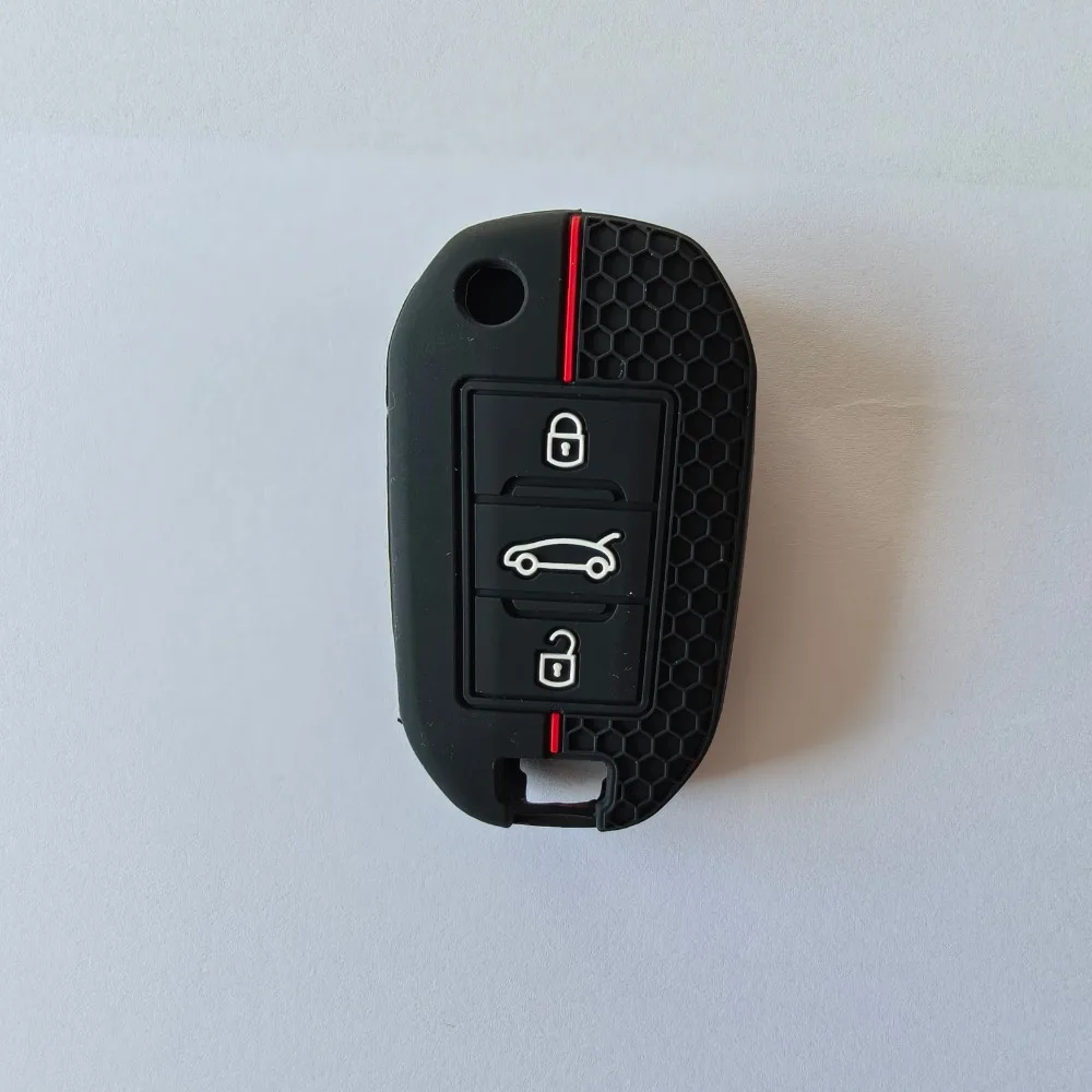 Key Case Cover Silicone Key Cover Car Key Case For Citroen C5 C3 C4 C8 Berlingo For Peugeot Partner Rifter 208 308 508 407 2008 3008 Expert