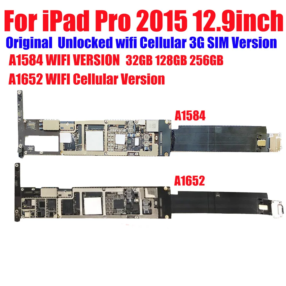Original Motherboard for iPad Pro 12.9inch Logic boards with IOS System ...
