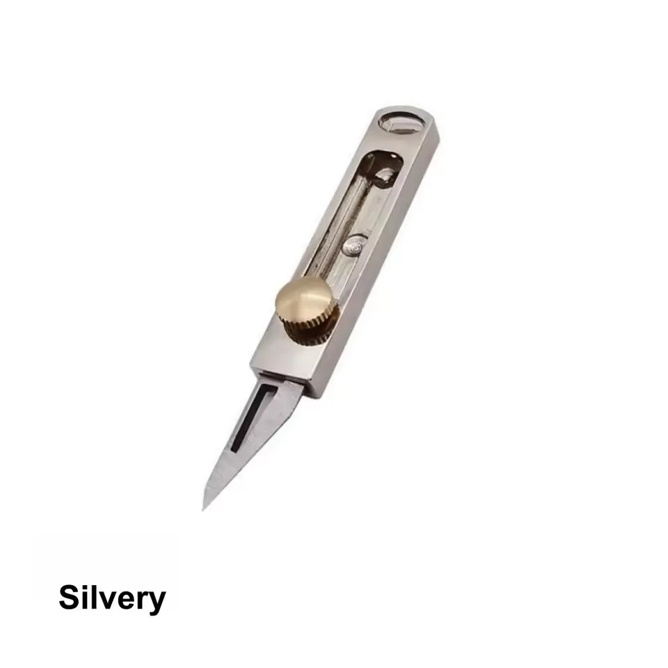 키체인 나이프 실용적인 푸시 나이프 미니 나이프 휴대용 포장 개봉 선물 야외용