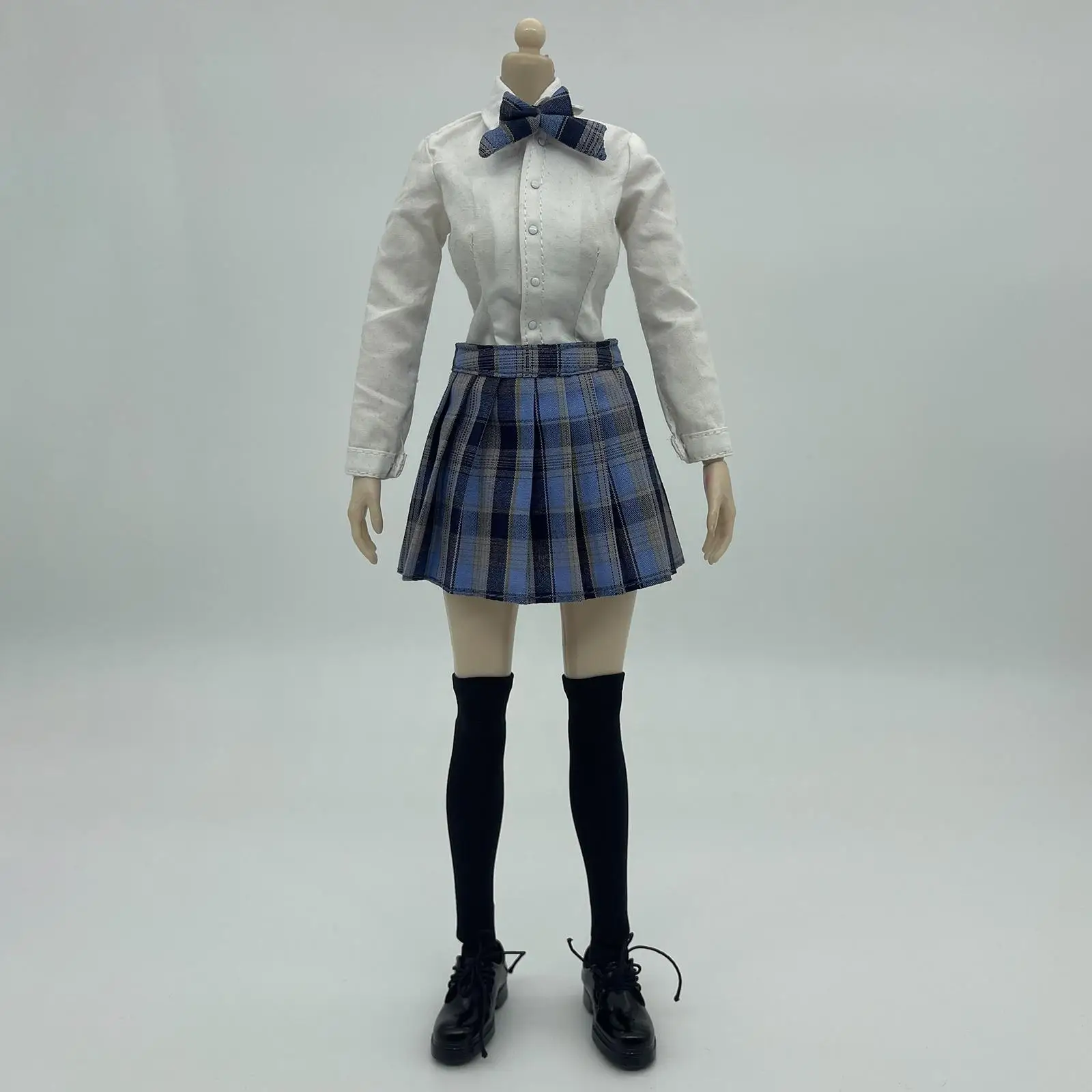 1/6 Girl Suit Uniform Costume for 12`` Female Dolls Figure Accessories Body