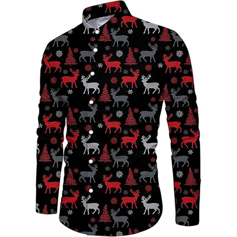 open lace back dress Mens Christmas Dress Shirts main image 1