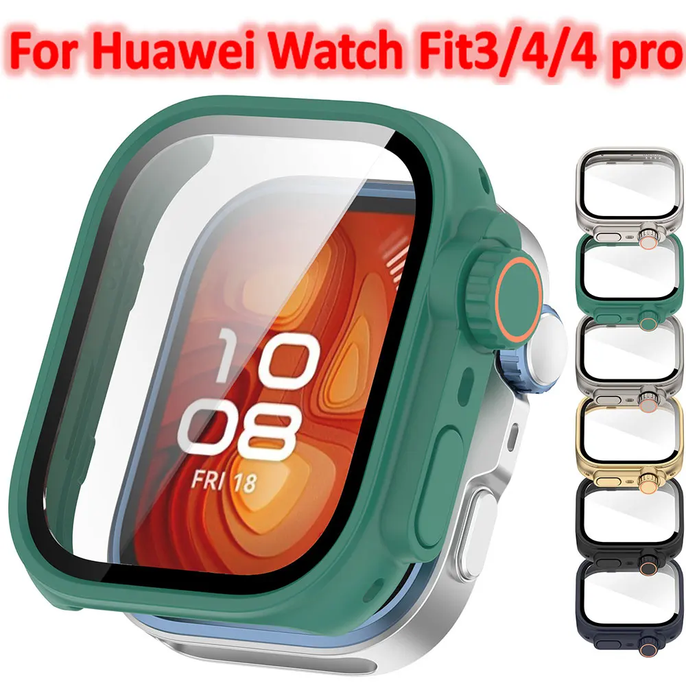Ultra Watch Case with Screen Protector Shell + Glass for Huawei Watch Fit Series
