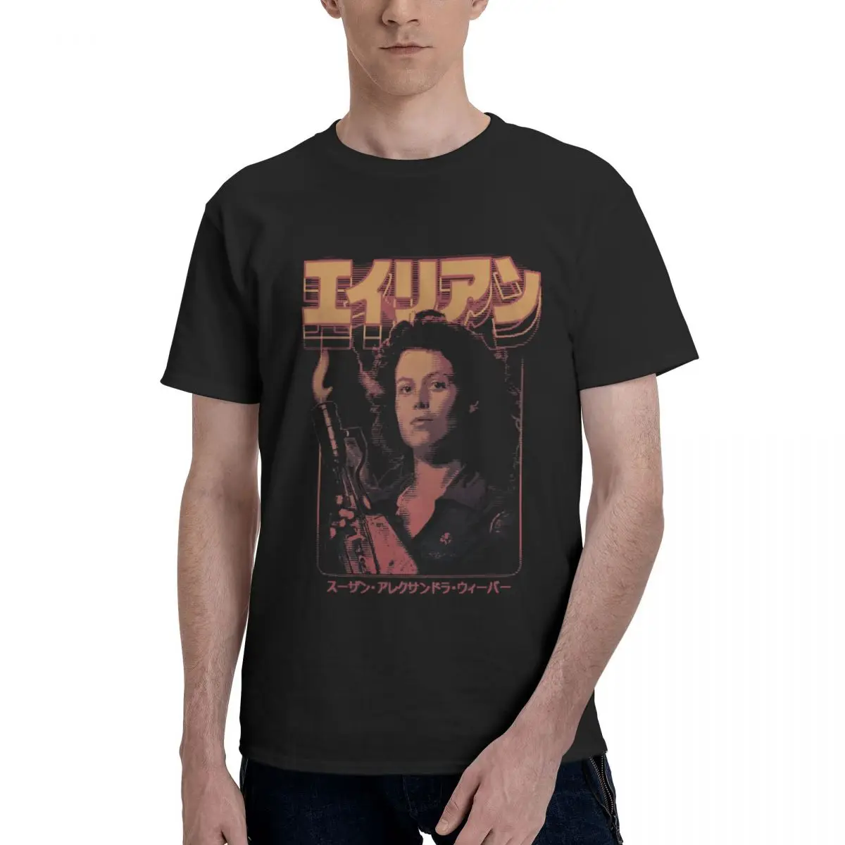 

Футболка Alien Ellen Ripley мужская с коротким рукавом, винтажная модная одежда в стиле Харадзюку, Y2K, лето