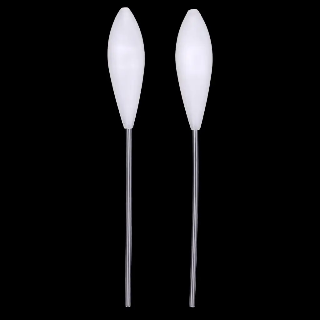 2 Pieces Acrylic Bombarda Fishing Floats for Carp Coarse Trout Bass Fishing Tackle Accessories 5.7g 8.4g 10g 12.6g