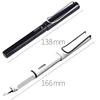 0.38mm 1 Fountain Pen +10 Refills Set Black Blue Red Ink EF Nib Student School Office Stationary Refillable Writing Supplies 2