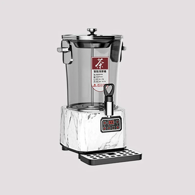 Electric 220V Tea Steaming Bucket 10L Capacity Commercial Hot Drink Heating Machine With Tea Strainer Fast Boiling Household