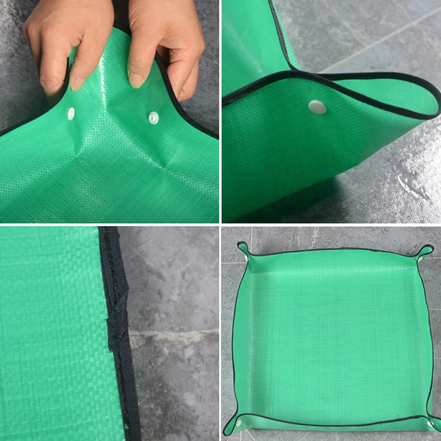 Ültetési Szőnyeg 32/50 Cm Kertészeti Cserepes Pad Összecsukható Kerti Növényi Edény Átültetése Vízálló Szőnyegek Kiegészítők - Image 5
