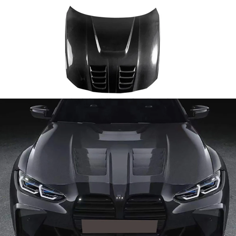 

M3 M4 G80 G82 CSL Style Carbon Fiber Fibre Front Vents Bonnet Hood For bmws M3 M4 G80 G82 G83 2021-2023