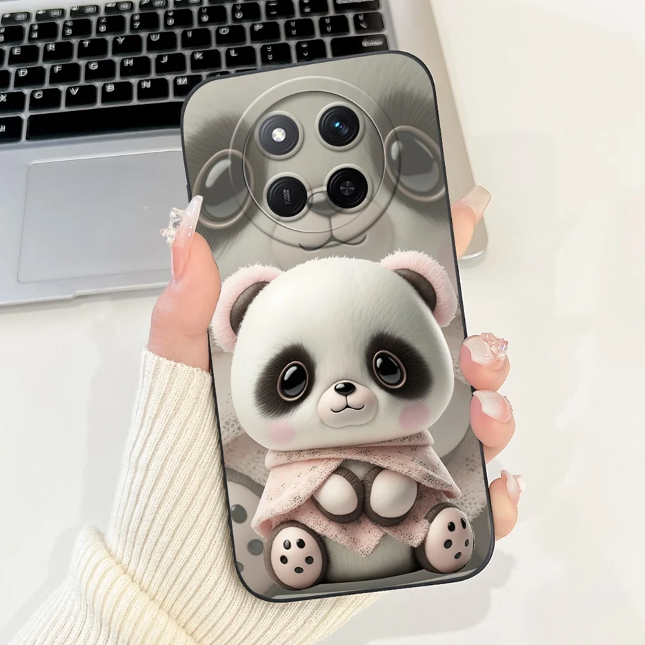 Cute Panda Cartoon Soft TPU Phone Case - Enhanced Protection Cover