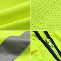 Unisex Reflective Safety Vest for Night Work and Cycling