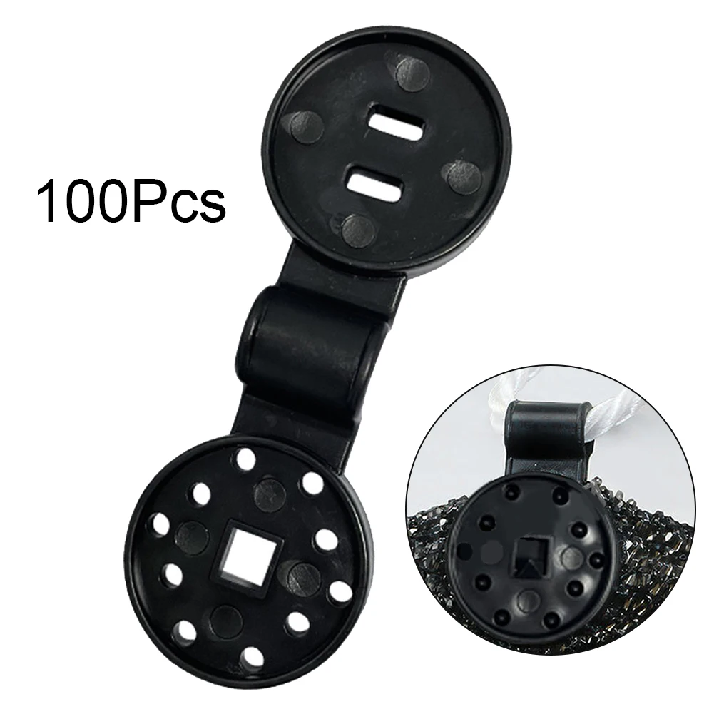 

100pcs Sun Shade Net Clip Garden Tools Greenhouse Shade Cloth Fix Clamp Plastic Grommet Fence Netting Installation Hooks
