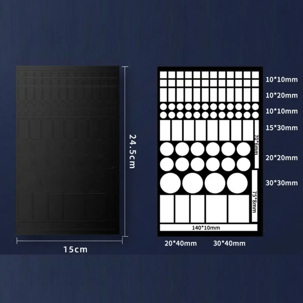 Led covers block light Dimming stickers Black color Easy to use Blackout stickers Great adhesion strength Shading Avoid glare