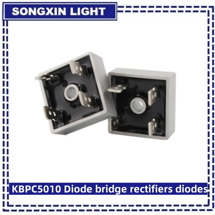 Diode bridge rectifier KBPC5010 Diode 50A 1000V Power rectifier 2PCS/Lot