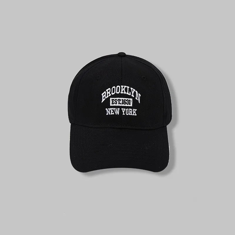 Letter Embroidered Baseball Cap For Women Spring Summer Korean Style Adjustable Duckbill Cap baseball cap