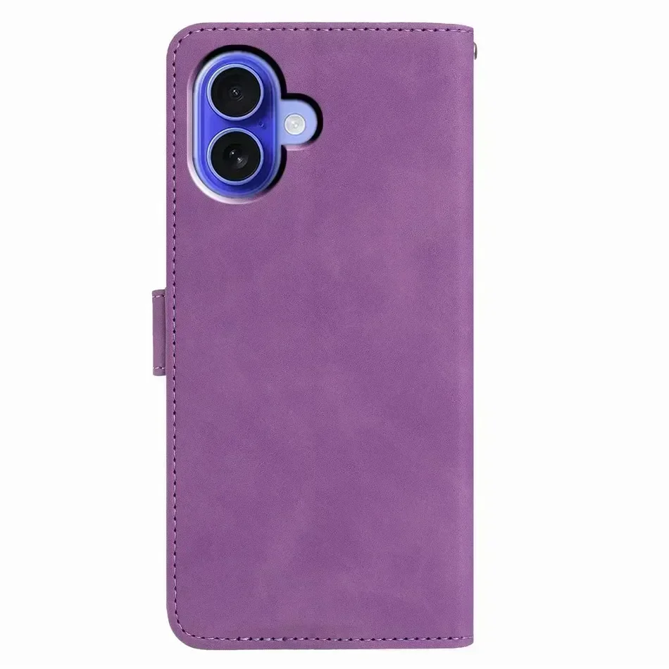 Charming Moon Butterfly Phone Case & Lady Wallet Cover