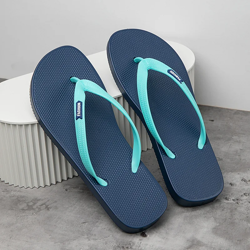 Men and women can wear for couples Processing Flip-flops Non-slip Outdoor Cool Slippers Casual Beach Shoes 7172