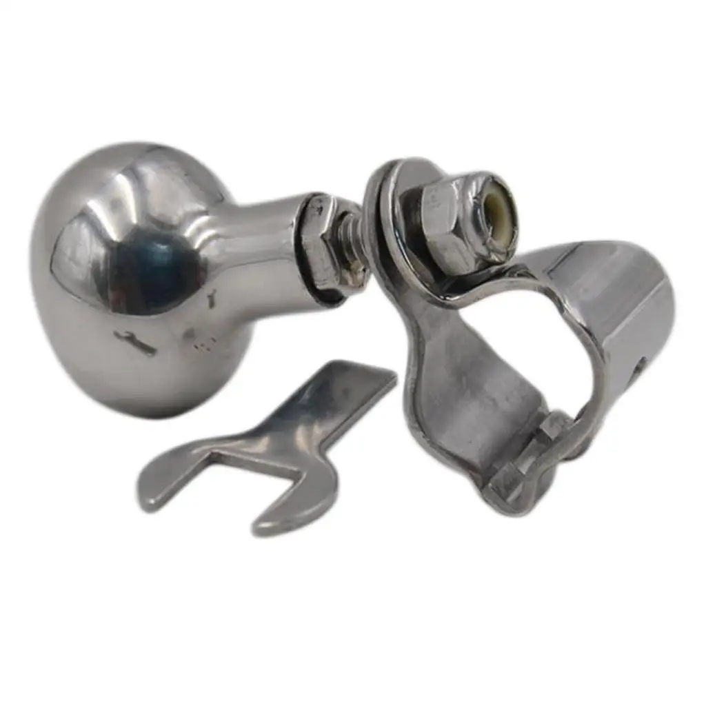

Серебряная Зажимная ручка для спиннера 316SS