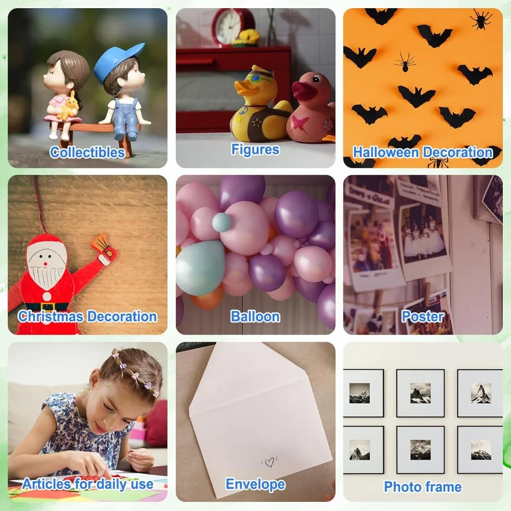 Removable Double Sided Gel Glue Pads Action Figures Adhesive Mounting Dots Poster Wall Hanging Clear Sticky Glue Fixed Patch