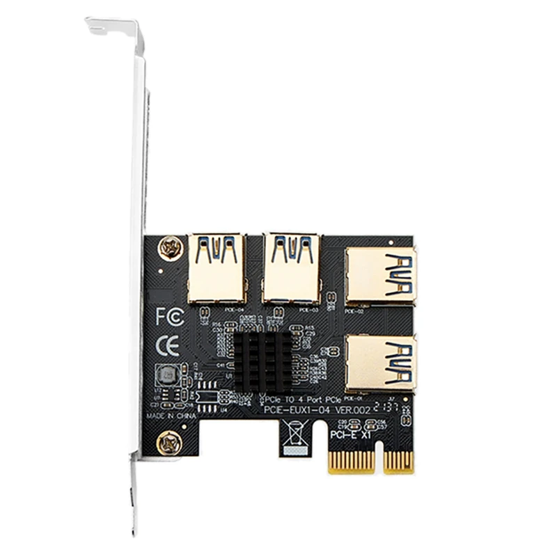 Pci E 1 To 4 Usb3 0 Graphics Card Expansion Card X1 To X16 Add On Cards Aliexpress