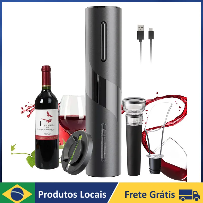 ElectricBottleOpenerforRedWineCorkscrewRechargeableWineOpener