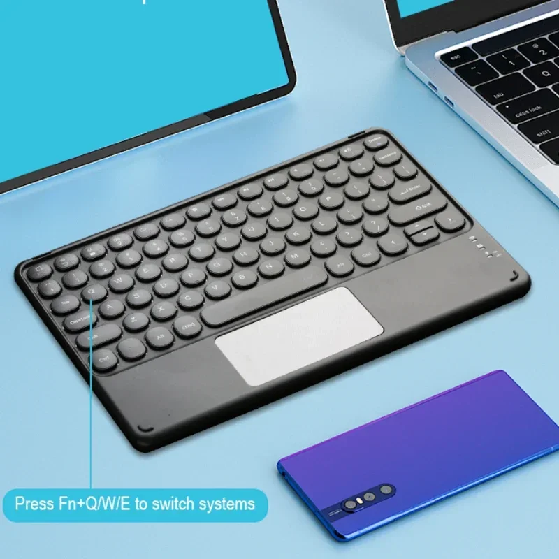 Wireless Keyboard Bluetooth-compatible Mini Touchpad Keyboards Keypads for Xiaomi Samsung Huawei PC Tablet iPad Gaming Keyboard wireless mechanical keyboard bluetooth keyboard wireless keyboard mouse set