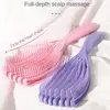 Durable Hollow Hollowing Out Hair Brush Anti-static Hair Fluffy Scalp Massage Comb Portable Multifunctional Hair Styling Tool